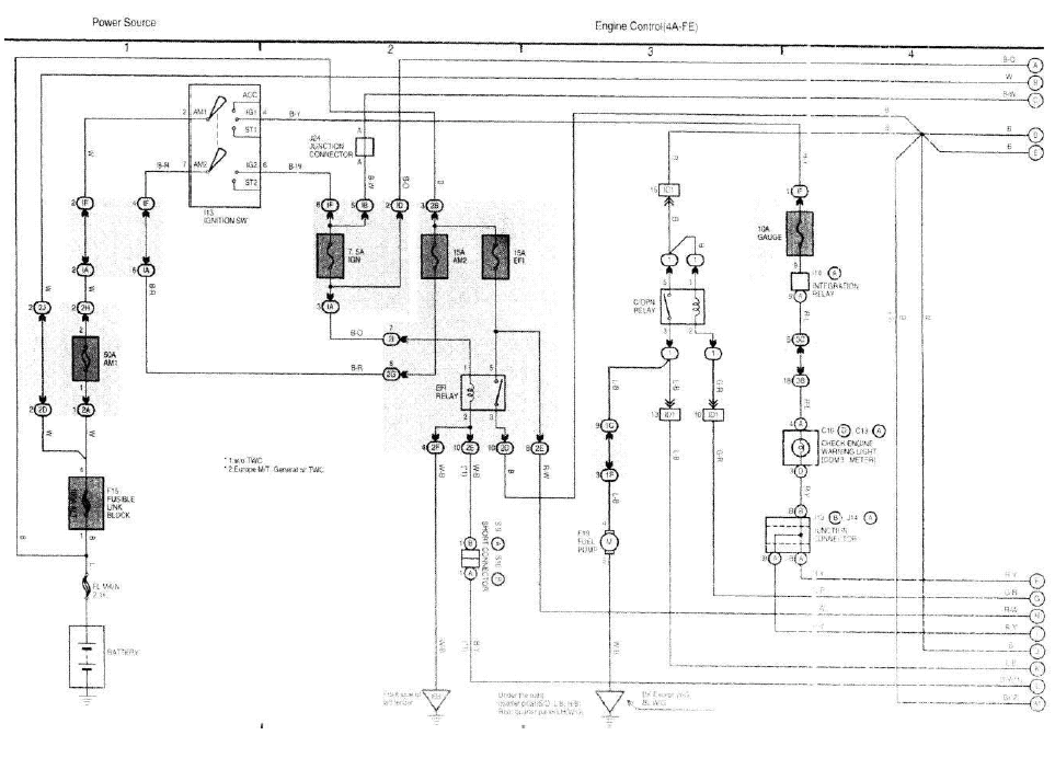 4afe Engine Wiring Diagram Schematic